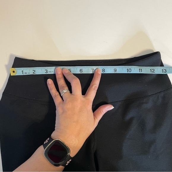 Zella Wide Leg Black Leggings Yoga Pants Size Small - Picture 5 of 5